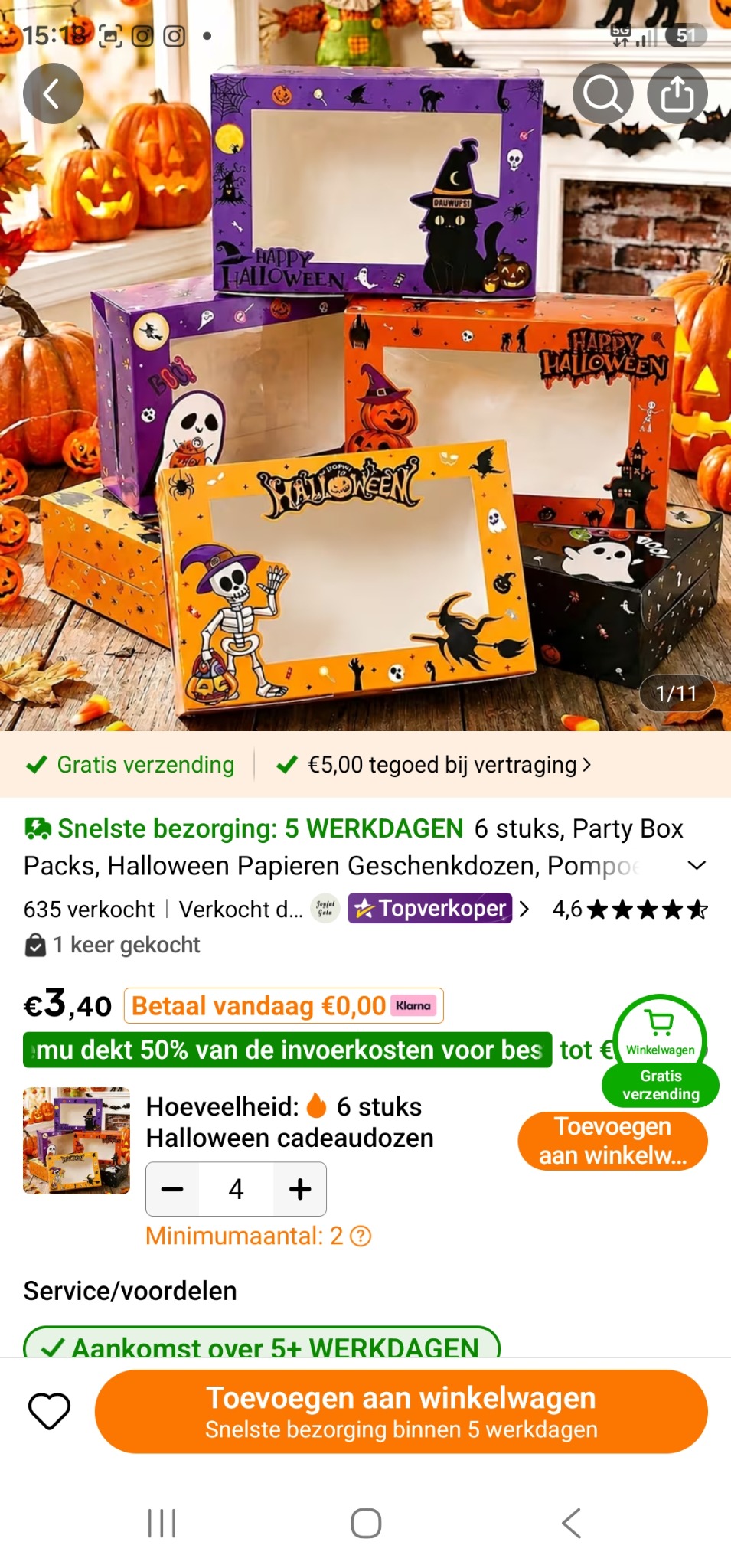 Inspiratiebeeld voor Halloween geschenkdoosjes